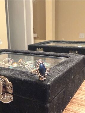Black Opal Ring